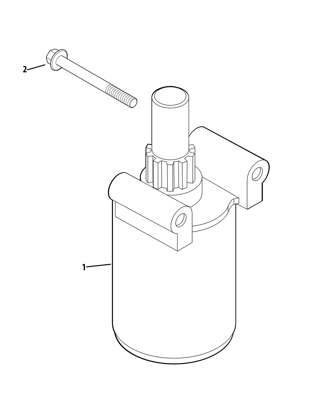 Kohler Kt745-3001 Starting System Diagram and Parts List for XT2-GX54KH (14A7A3CA010)(2015) Cub Cadet Lawn Tractor